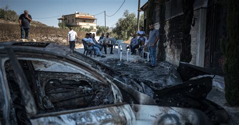 Attack by Israeli Settlers in West Bank Sends Palestinians Fleeing .